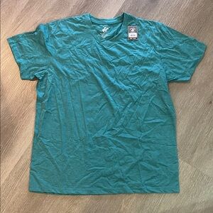 NWT Beverly Hills Polo Club Teal V-Neck T-Shirt XXL
